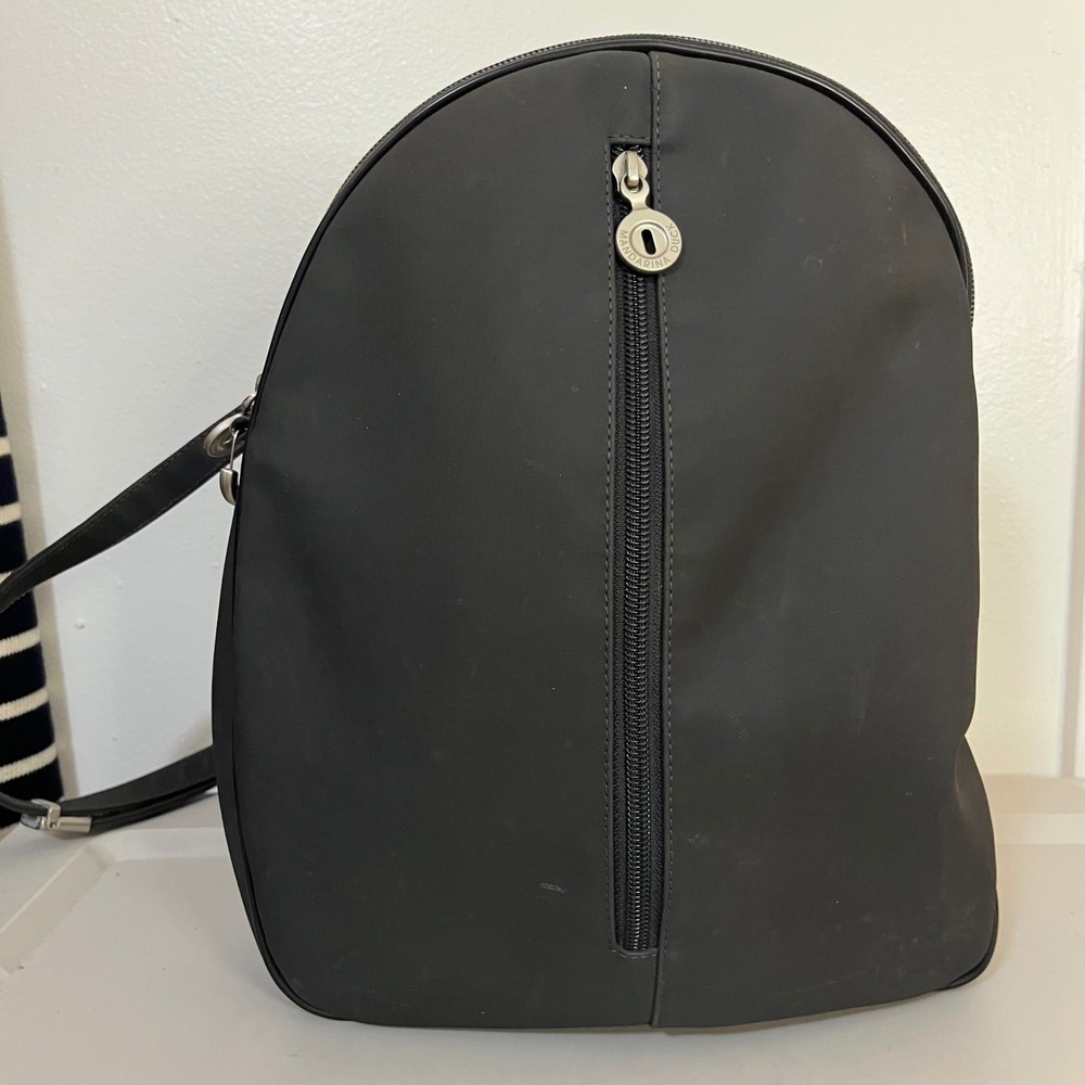VTG Y2K Mandarina Duck Backpack Minimalist Utility Techwear Travel Bag Gorpcore